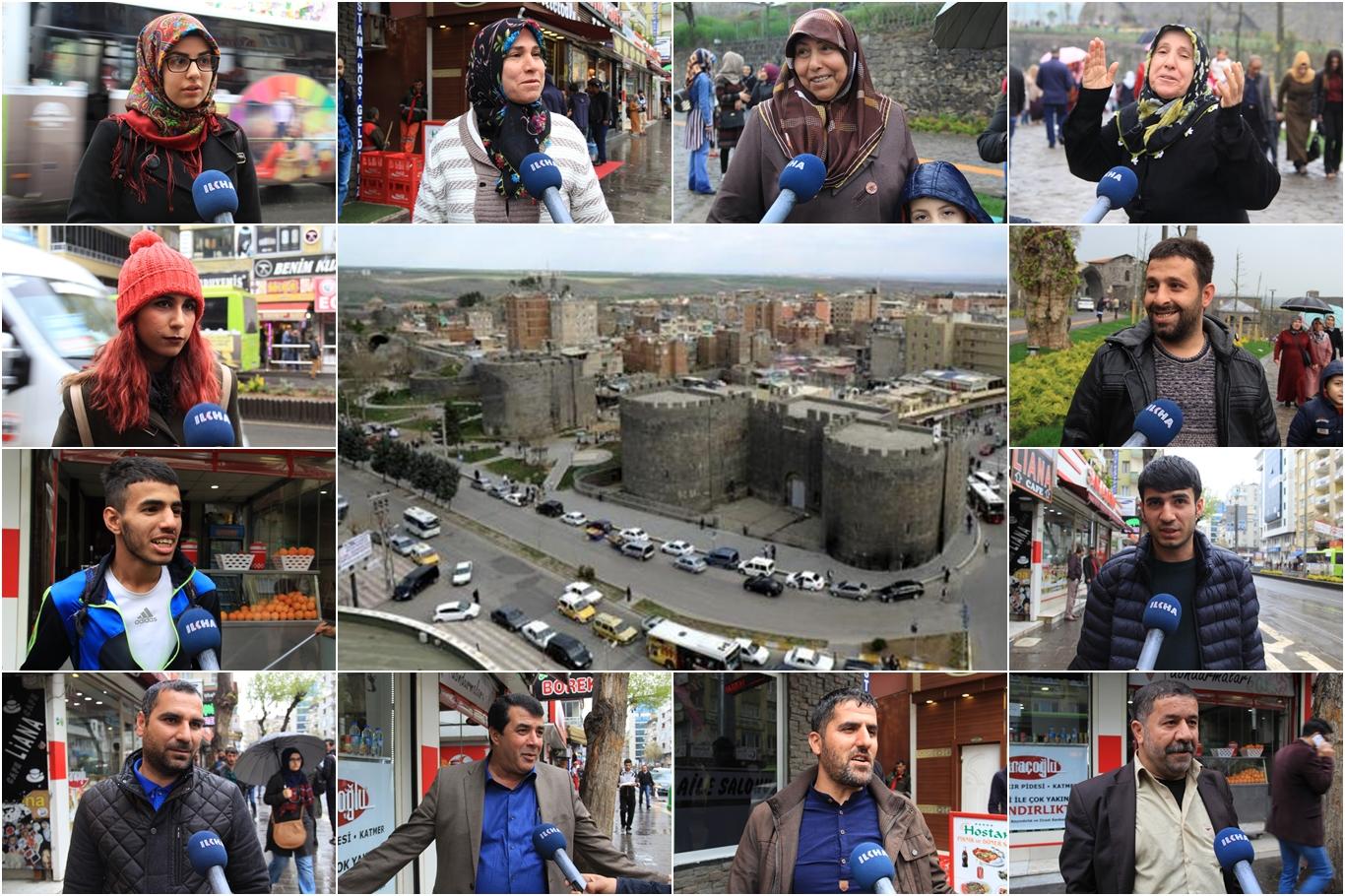 Diyarbakırlılar referandum kararını İLKHA'ya anlattı